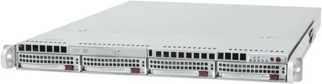 Alt view image 2 of 16 - SUPERMICRO SYS-6015B-TV 1U Rackmount Barebone Server Dual LGA 771 Intel 5000P DDRII 667/533