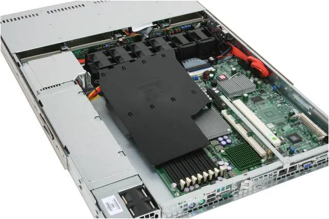 Alt view image 9 of 16 - SUPERMICRO SYS-6015B-TV 1U Rackmount Barebone Server Dual LGA 771 Intel 5000P DDRII 667/533