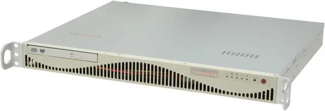 Alt view image 2 of 8 - SUPERMICRO SYS-6015V-MRLP 1U Rackmount Barebone Server Dual LGA 771 Intel 5000V DDRII 667/533