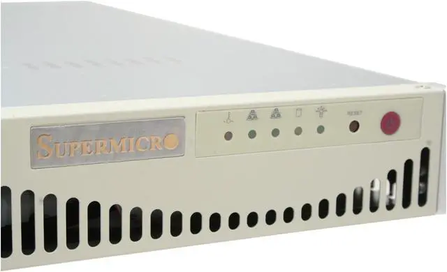 Alt view image 4 of 8 - SUPERMICRO SYS-6015V-MRLP 1U Rackmount Barebone Server Dual LGA 771 Intel 5000V DDRII 667/533