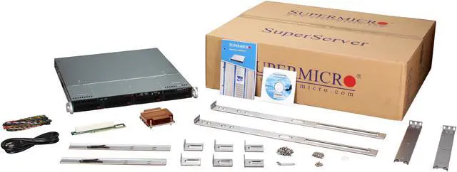 Alt view image 7 of 7 - SUPERMICRO SYS-5015B-MTB 1U Rackmount Server Barebone, LGA 775 Intel Xeon 1333/1066/800MHz
