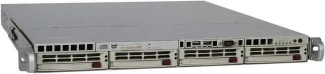 Alt view image 3 of 9 - SUPERMICRO SYS-5015B-MT 1U Rackmount Barebone Server LGA 775 Intel 3210 DDRII 800/667/533