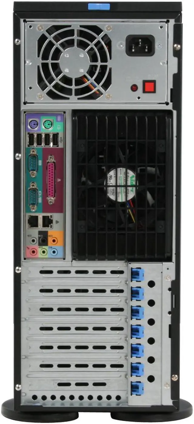Alt view image 7 of 11 - SUPERMICRO SYS-7045A-C3B 4U Rackmountable / Tower Barebone Server Dual LGA 771 Intel 5100 DDRII 667/533