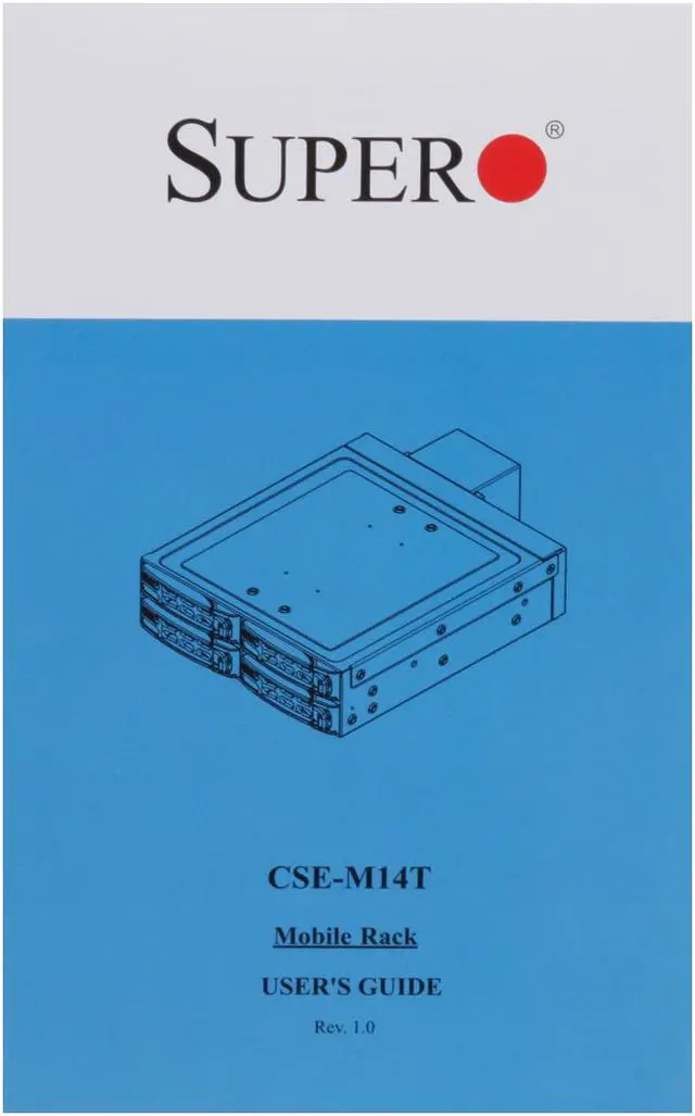 Alt view image 6 of 7 - SUPERMICRO CSE-M14TB 2.5" mobile rack