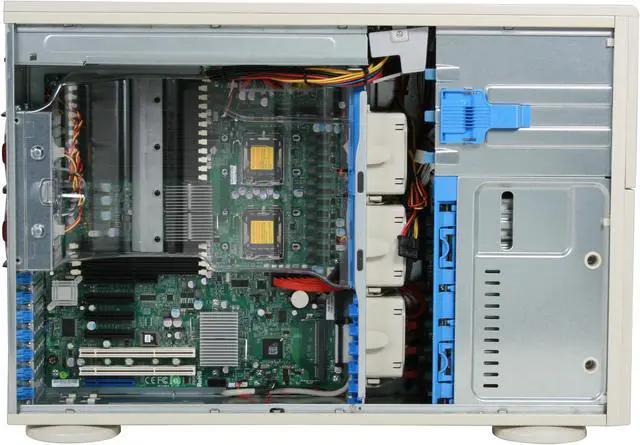 Alt view image 8 of 10 - SUPERMICRO SYS-7045W-NTR+ 4U Rackmountable / Tower Barebone Server Dual LGA 771 Intel 5400 DDRII 800/667/533