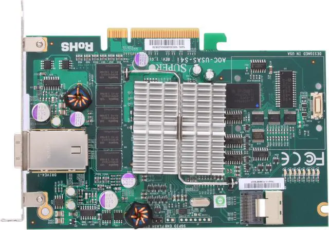 Alt view image 3 of 4 - SUPERMICRO AOC-USAS-S4i PCI Express SAS RAID Card