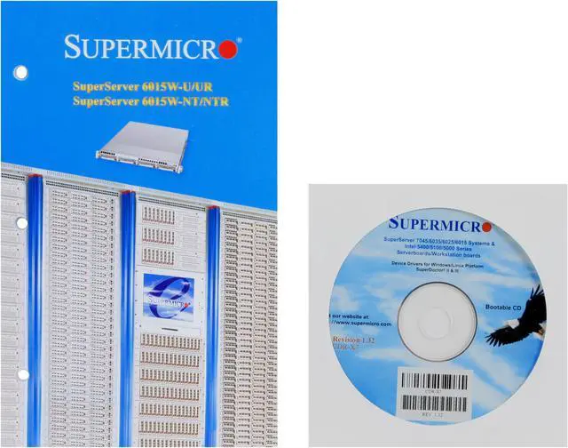 Alt view image 10 of 12 - SUPERMICRO SYS-6015W-NTB 1U Rackmount Barebone Server (Black) Dual LGA 771 Intel 5400 DDRII 800/667/533