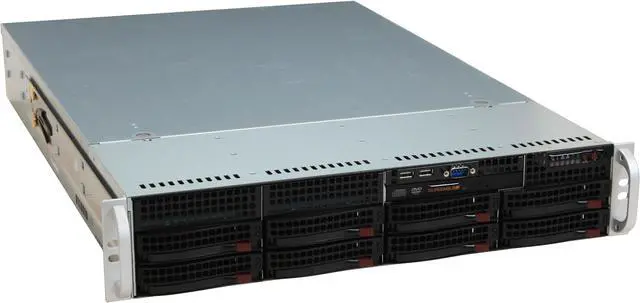 Alt view image 3 of 12 - SUPERMICRO SYS-6025C-URB 2U Rackmount Server Barebone Dual LGA 771 Intel 5100 DDRII 667/533