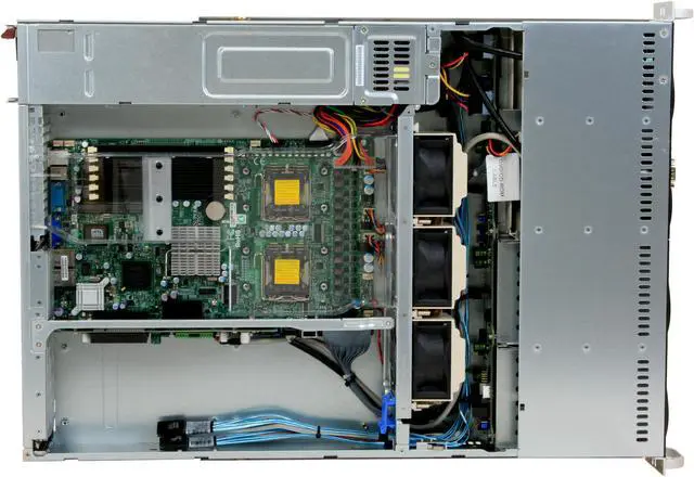Alt view image 8 of 12 - SUPERMICRO SYS-6025C-URB 2U Rackmount Server Barebone Dual LGA 771 Intel 5100 DDRII 667/533