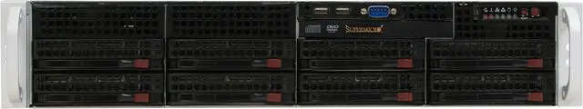 Alt view image 2 of 12 - SUPERMICRO SYS-6025W-URB 2U Rackmount Barebone Server Dual LGA 771 Intel 5400 DDRII 800/667/533