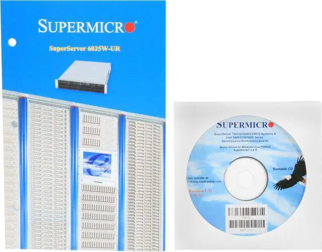 Alt view image 12 of 12 - SUPERMICRO SYS-6025W-URB 2U Rackmount Barebone Server Dual LGA 771 Intel 5400 DDRII 800/667/533