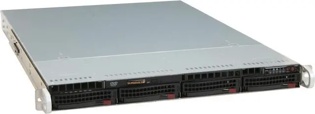 Alt view image 3 of 11 - SUPERMICRO SYS-6015W-URB 1U Rackmount Barebone Server Dual LGA 771 Intel 5400 DDRII 800/667/533