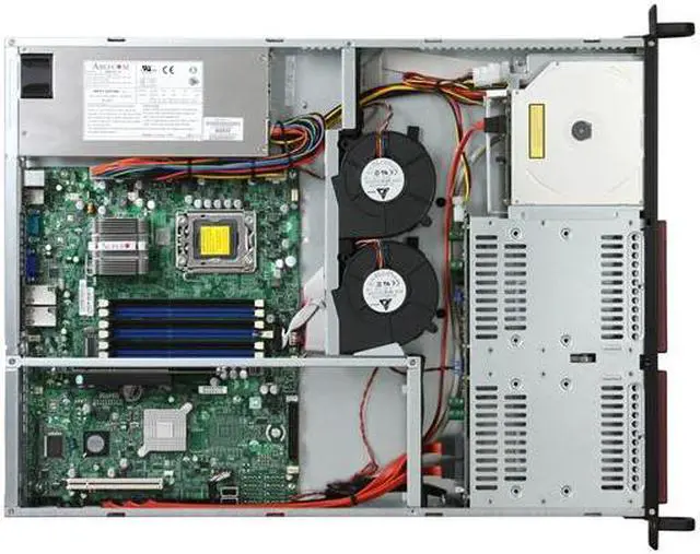 Alt view image 8 of 10 - SUPERMICRO SYS-5016T-TB 1U Server Barebone Intel X58 LGA 1366 Intel Core i7 / i7 Extreme Edition, and Intel Xeon 5600/5500/3600/3500 series