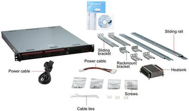 Alt view image 9 of 10 - SUPERMICRO SYS-5016T-TB 1U Server Barebone Intel X58 LGA 1366 Intel Core i7 / i7 Extreme Edition, and Intel Xeon 5600/5500/3600/3500 series