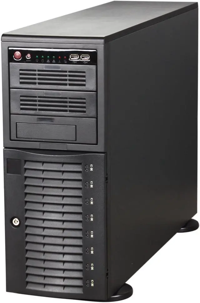 Alt view image 3 of 9 - SUPERMICRO SYS-5046A-XB 4U Rackmountable / Tower Server Barebone Intel X58 LGA 1366 Intel Core i7 / i7 Extreme Edition, and Intel Xeon 5600/5500/3600/3500 series