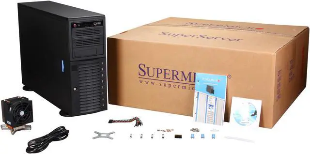 Alt view image 9 of 9 - SUPERMICRO SYS-5046A-XB 4U Rackmountable / Tower Server Barebone Intel X58 LGA 1366 Intel Core i7 / i7 Extreme Edition, and Intel Xeon 5600/5500/3600/3500 series