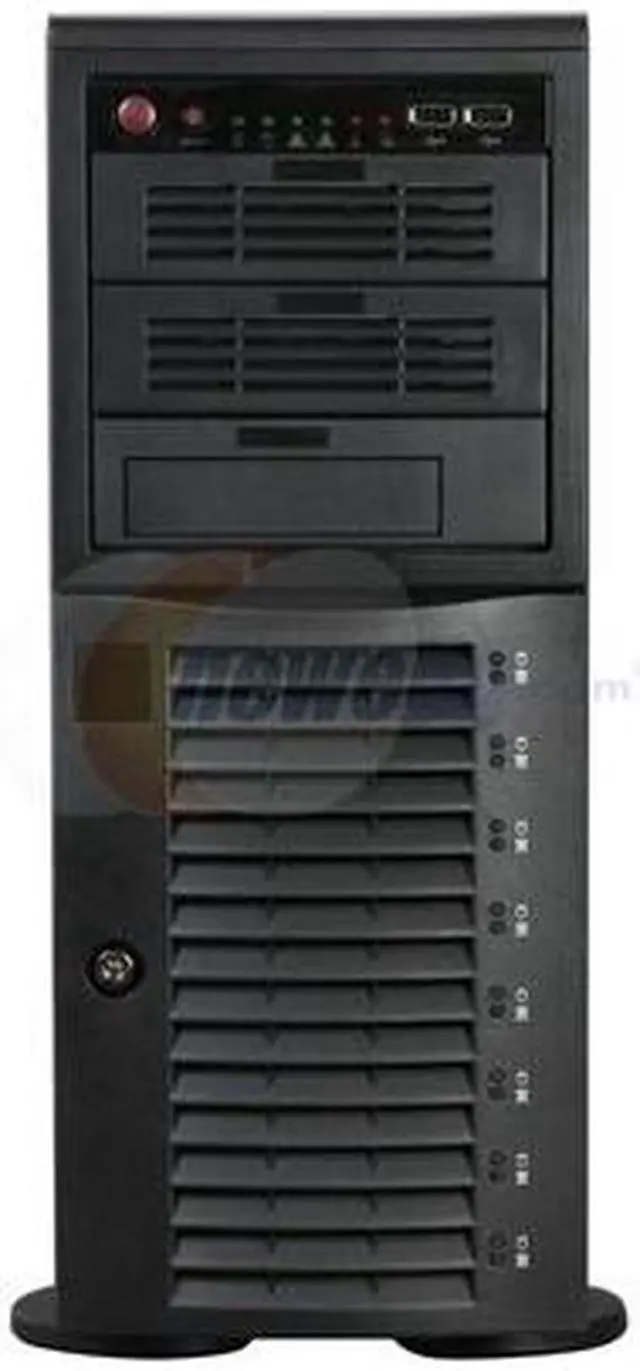 Alt view image 2 of 3 - SUPERMICRO SYS-7046A-3 4U Rackmountable / Tower Server Barebone Intel 5520 Dual LGA 1366 Dual Intel Xeon 5600/5500 Series