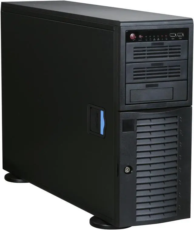 Main image of SUPERMICRO SYS-7046A-T Workstation/Server Nehalem-ready Barebone, Dual LGA1366 Intel Xeon 5600/5500 Series (4U Rackmountable)