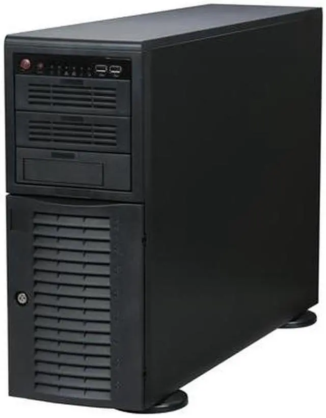 Alt view image 3 of 13 - SUPERMICRO SYS-7046A-T Workstation/Server Nehalem-ready Barebone, Dual LGA1366 Intel Xeon 5600/5500 Series (4U Rackmountable)