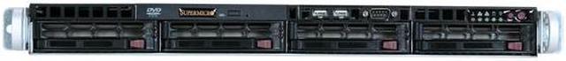 Alt view image 2 of 7 - SUPERMICRO SYS-6016T-MT 1U Rackmount Server Barebone Intel 5500 Dual LGA 1366 Dual Intel Xeon 5600/5500 Series