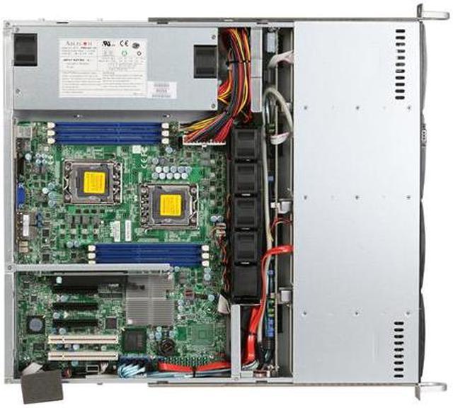 Alt view image 6 of 7 - SUPERMICRO SYS-6016T-MT 1U Rackmount Server Barebone Intel 5500 Dual LGA 1366 Dual Intel Xeon 5600/5500 Series