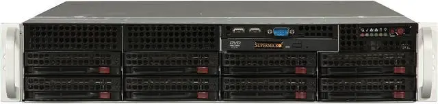 Alt view image 2 of 7 - SUPERMICRO SYS-6026T-NTR+ 2U Rackmount Server Barebone Intel 5520 Dual LGA 1366 Dual Intel Xeon 5600/5500 Series
