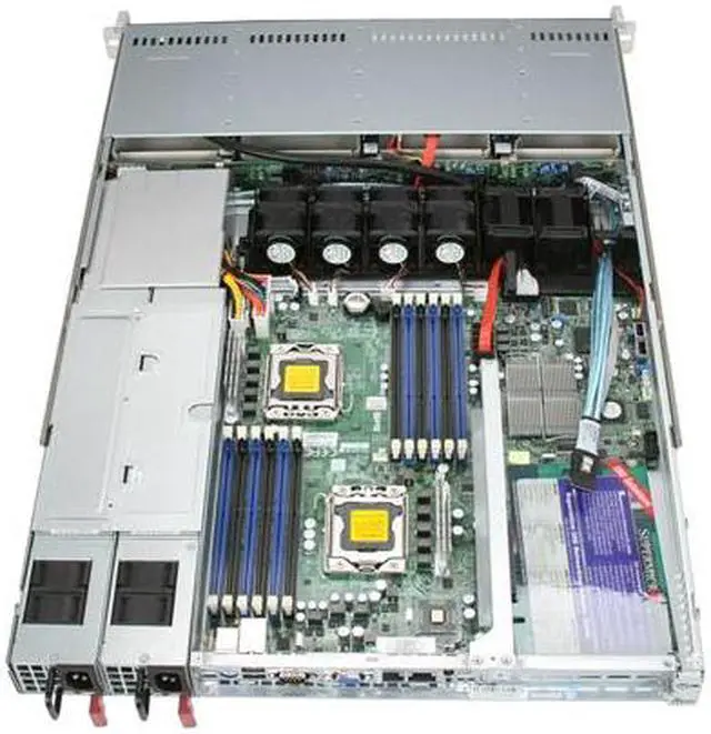 Alt view image 8 of 11 - SUPERMICRO SYS-6016T-URF 1U Rackmount Server Barebone Intel 5520 Dual LGA 1366 Dual Intel Xeon 5600/5500 series