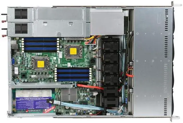 Alt view image 9 of 11 - SUPERMICRO SYS-6016T-URF 1U Rackmount Server Barebone Intel 5520 Dual LGA 1366 Dual Intel Xeon 5600/5500 series