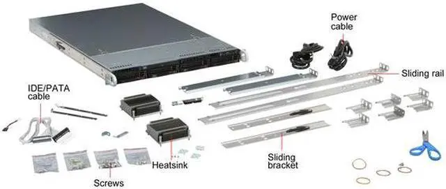 Alt view image 10 of 11 - SUPERMICRO SYS-6016T-URF 1U Rackmount Server Barebone Intel 5520 Dual LGA 1366 Dual Intel Xeon 5600/5500 series