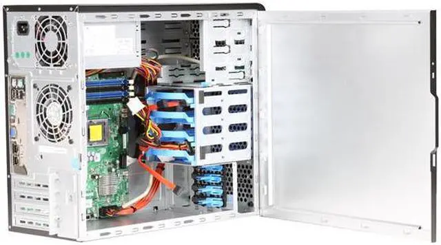 Alt view image 5 of 9 - SUPERMICRO SYS-5036I-I Mid-Tower Server Barebone Intel 3400 LGA 1156 Intel Xeon 3400 series/Core i3/Pentium G6950/Celeron G1101