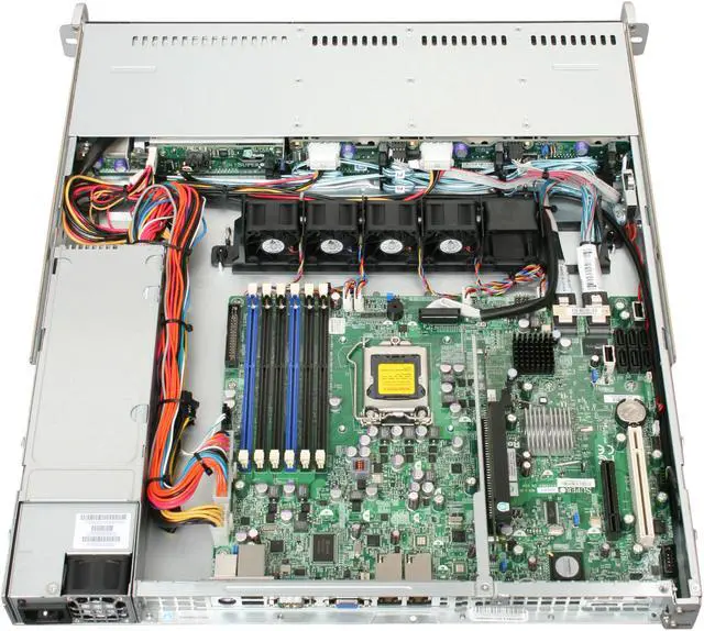 Alt view image 5 of 7 - SUPERMICRO SYS-1016I-M6F 1U Rackmount Server Barebone LGA 1156 Intel 3420 DDR3 1333/1066/800