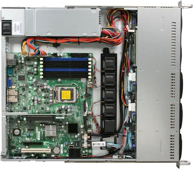 Alt view image 6 of 7 - SUPERMICRO SYS-1016I-M6F 1U Rackmount Server Barebone LGA 1156 Intel 3420 DDR3 1333/1066/800