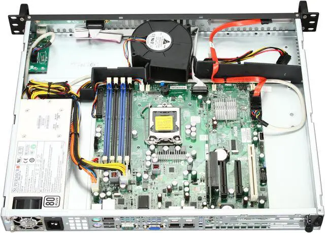 Alt view image 5 of 7 - SUPERMICRO SYS-5016I-MRF 1U Rackmount Server Barebone LGA 1156 Intel 3420 DDR3 1333/1066/800