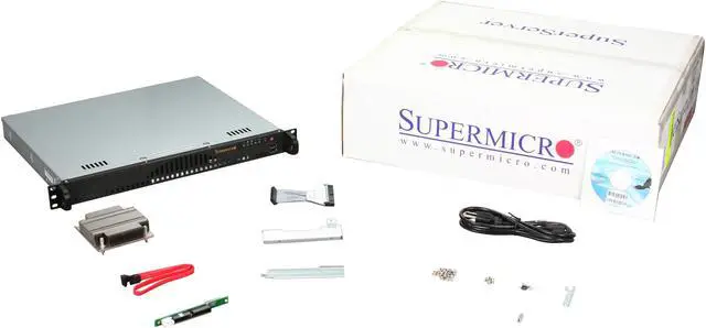 Alt view image 7 of 7 - SUPERMICRO SYS-5016I-MRF 1U Rackmount Server Barebone LGA 1156 Intel 3420 DDR3 1333/1066/800
