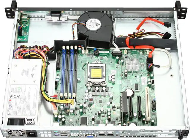 Alt view image 5 of 7 - SUPERMICRO SYS-5016I-MR 1U Rackmount Server Barebone LGA 1156 Intel 3400 DDR3 1333/1066/800