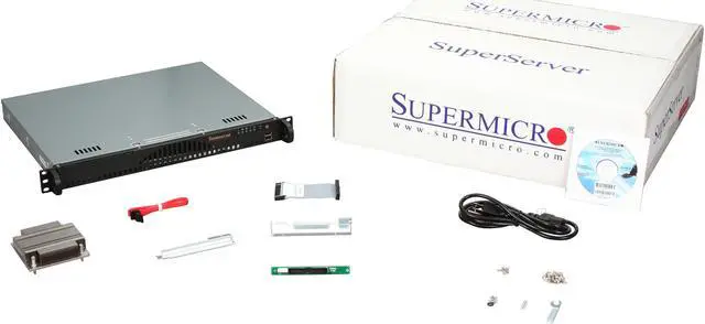 Alt view image 7 of 7 - SUPERMICRO SYS-5016I-MR 1U Rackmount Server Barebone LGA 1156 Intel 3400 DDR3 1333/1066/800