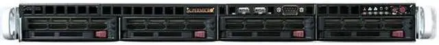 Alt view image 2 of 7 - SUPERMICRO SYS-6016T-MTLF 1U Rackmount Server Barebone Intel 5500 Dual LGA 1366 Dual Intel Xeon 5600/5500 Series