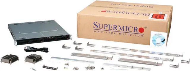 Alt view image 7 of 7 - SUPERMICRO SYS-6016T-MTLF 1U Rackmount Server Barebone Intel 5500 Dual LGA 1366 Dual Intel Xeon 5600/5500 Series