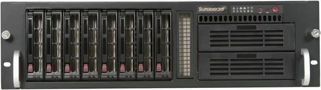 Alt view image 2 of 8 - SUPERMICRO SYS-6036T-TF 3U Server Barebone Intel 5520 Dual LGA 1366 Dual Intel Xeon 5600/5500 Series