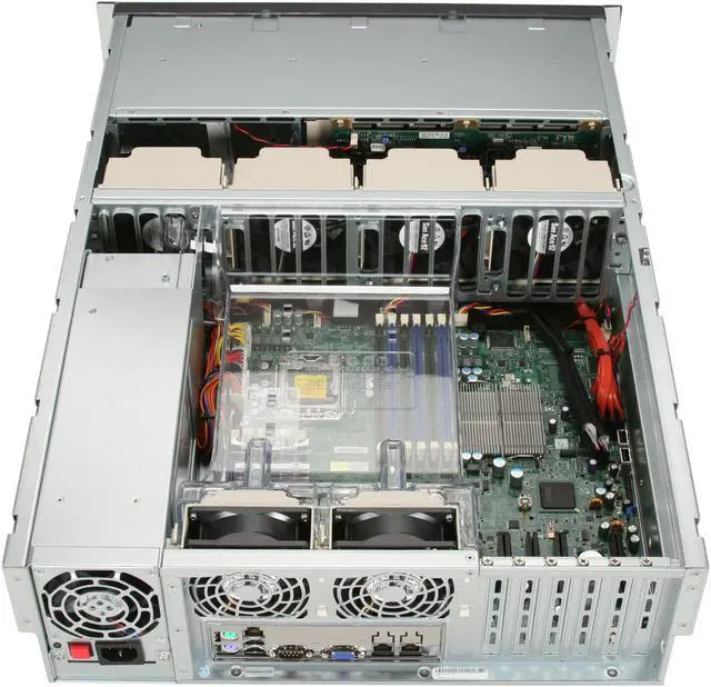 Alt view image 5 of 8 - SUPERMICRO SYS-6036T-TF 3U Server Barebone Intel 5520 Dual LGA 1366 Dual Intel Xeon 5600/5500 Series