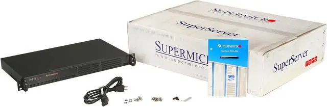 Alt view image 5 of 5 - SUPERMICRO SYS-5015A-PHF 1U Intel Atom D510 Dual Gigabit LAN w/ IPMI Server Barebone