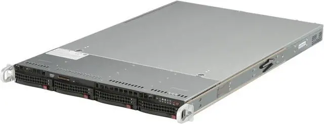 Main image of SUPERMICRO SYS-6016T-NTRF4+ 1U Rackmount Server Barebone Dual LGA 1366 Intel 5520 DDR3 1333/1066/800