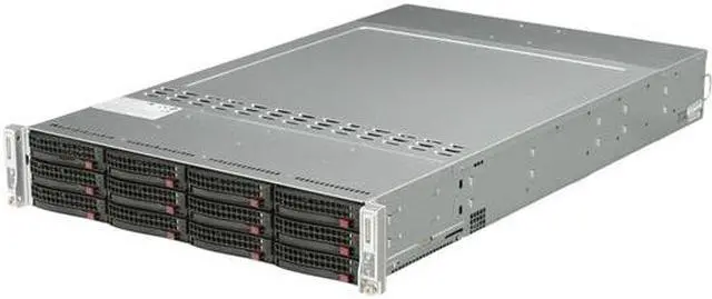 Main image of SUPERMICRO SYS-6026TT-GTRF 2U Rackmount Server Barebone (Two hot-pluggable systems) Dual LGA 1366 Intel 5500 DDR3 1333/1066/800