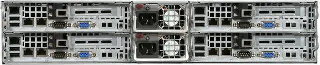 Alt view image 4 of 6 - SUPERMICRO SYS-5026Ti-BTRF 2U Rackmount LGA 1156 Intel Xeon X3400/L3400 series, Core i3 Pentium G6950, Celeron G1101 Intel 3420 3 x 3.5" SATA Hot-Swap Bays Server Barebone (Four hot-pluggable systems)