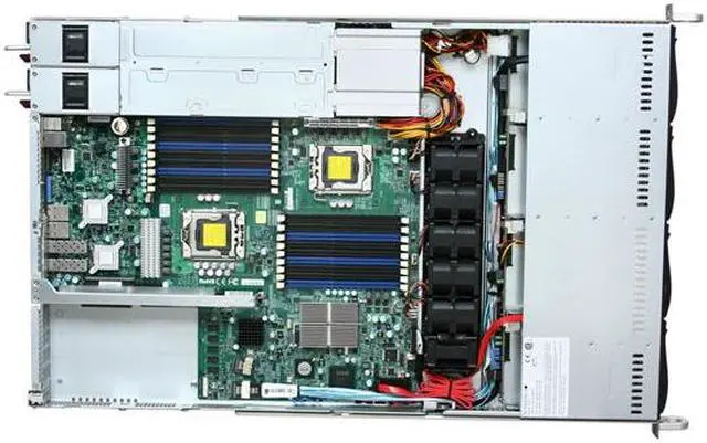 Alt view image 6 of 8 - SUPERMICRO SYS-6016T-6RFT+ 1U Rackmount Server Barebone Dual LGA 1366 Intel 5520 DDR3 1333/1066/800