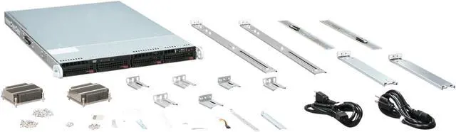 Alt view image 7 of 8 - SUPERMICRO SYS-6016T-6RFT+ 1U Rackmount Server Barebone Dual LGA 1366 Intel 5520 DDR3 1333/1066/800