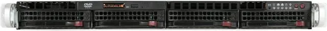 Alt view image 2 of 7 - SUPERMICRO SYS-6016T-6RF+ 1U Rackmount Server Barebone Dual LGA 1366 Intel 5520 DDR3 1333/1066/800