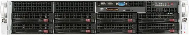 Alt view image 2 of 7 - SUPERMICRO SYS-6026T-URF4+ 2U Rackmount Server Barebone Dual LGA 1366 Intel 5520 DDR3 1333/1066/800