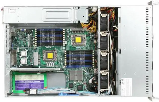 Alt view image 6 of 7 - SUPERMICRO SYS-6026T-URF4+ 2U Rackmount Server Barebone Dual LGA 1366 Intel 5520 DDR3 1333/1066/800