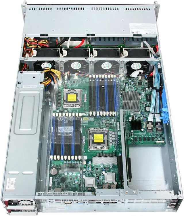 Alt view image 5 of 8 - SUPERMICRO SYS-6026T-6RFT+ 2U Rackmount Server Barebone Dual LGA 1366 Intel 5520 DDR3 1333/1066/800